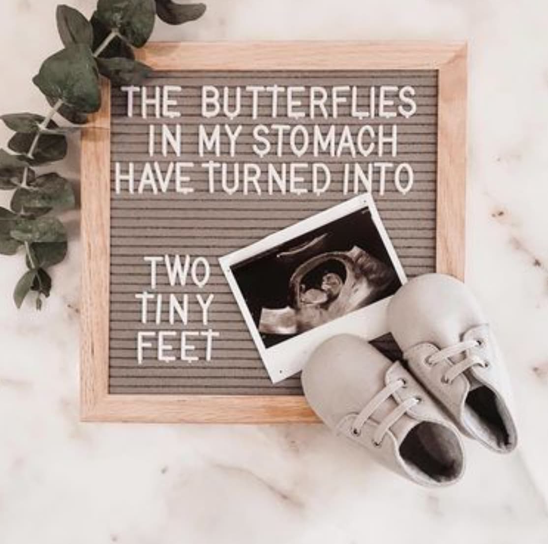 picture frame - The Butterflies In My Stomach Have Turned Into Two Tiny Feet